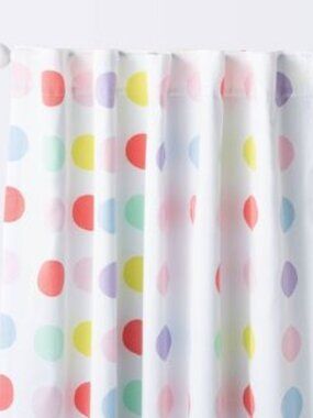 3 Light Blocking Blackout Curtain Panels Bright Dots (84") - Cloud Island.